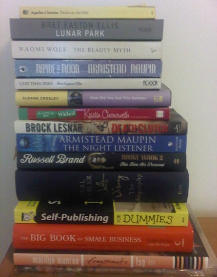stack of books