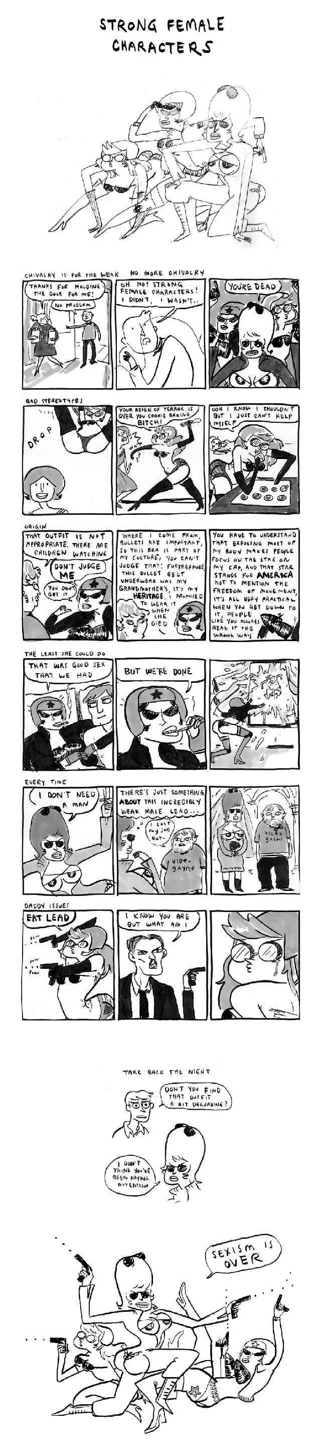 strong female characters