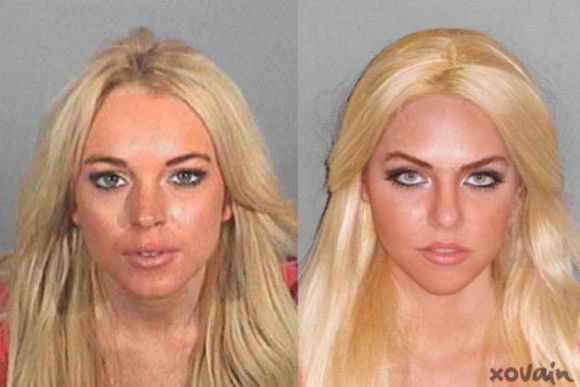 lindsay lohan mug shot xovain