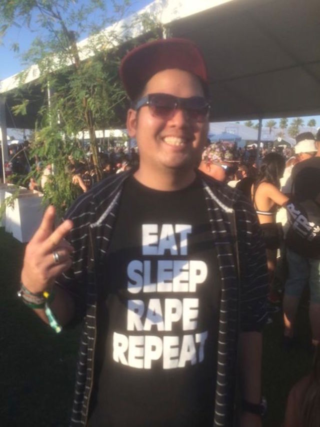 eat sleep rape repeat coachella
