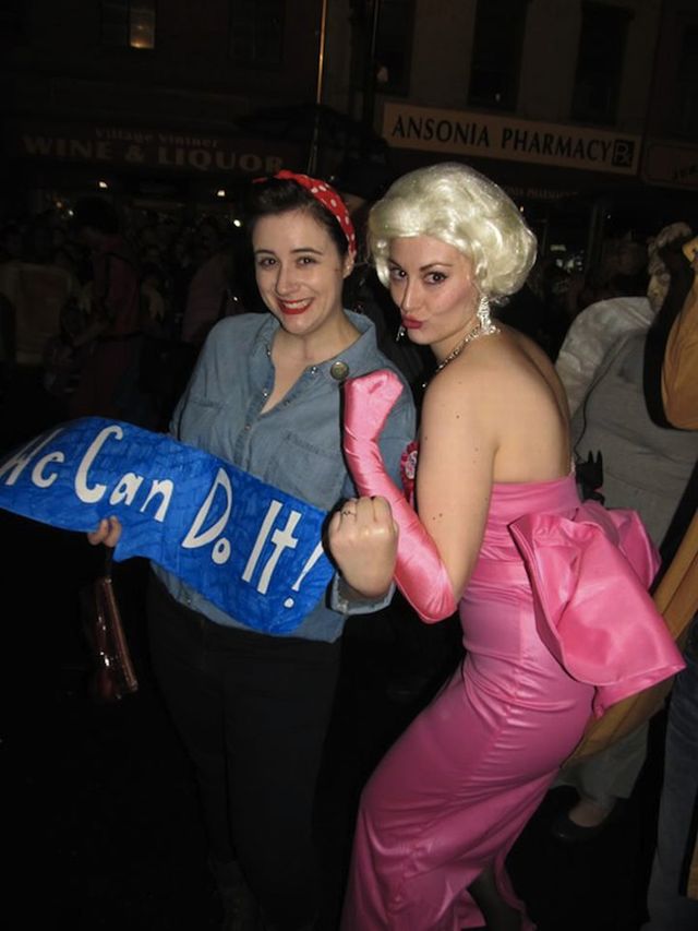 halloween rosie the riveter marilyn monroe